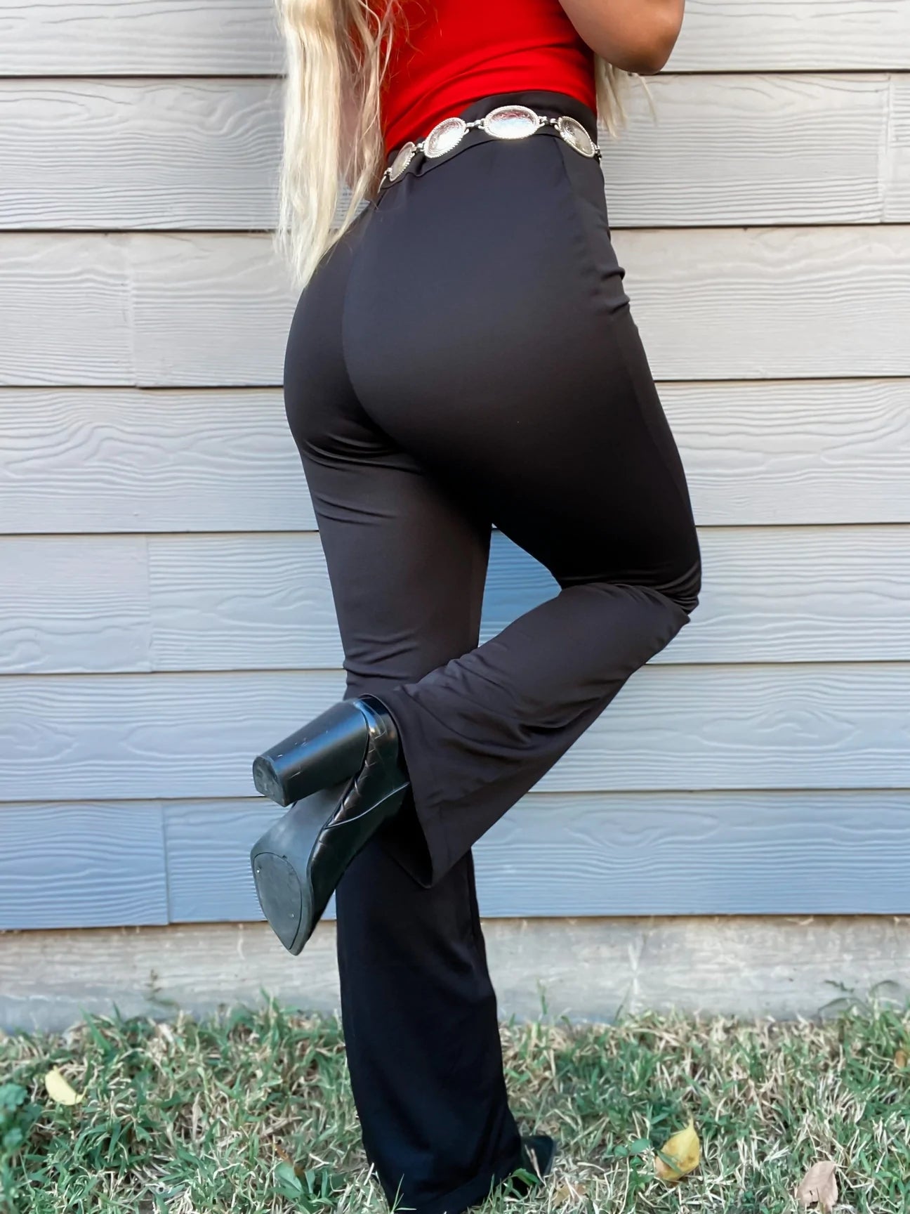 Black Sequin Pants