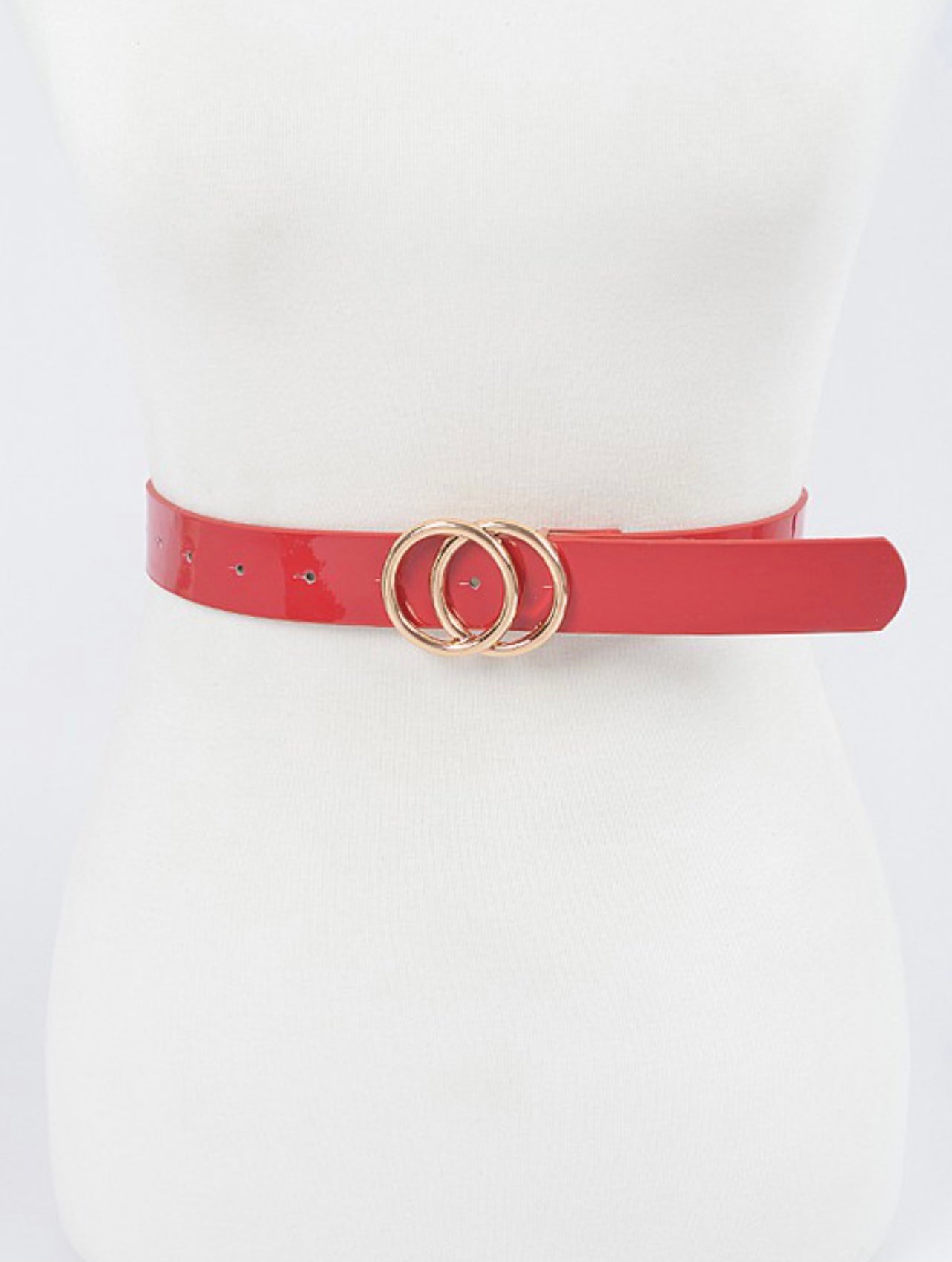 00 Buckle Belt RED